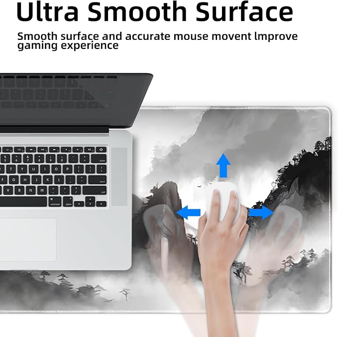 Galdas Mouse Pad for Gaming, XXL XL Large Mouse Mat Long Extended Mousepad Desk - Image 6