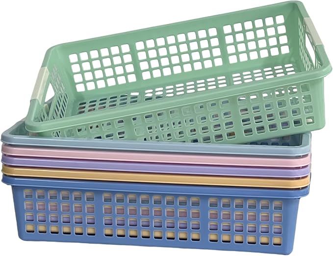 6 Pack Plastic Turn in Paper Trays by RAUVOLFIA