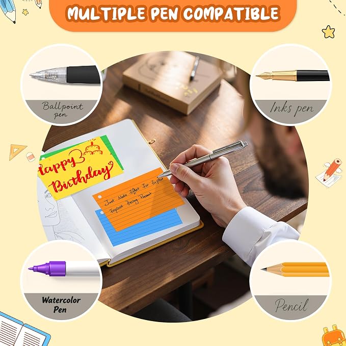 300 Count Colored Index Cards - Image 6