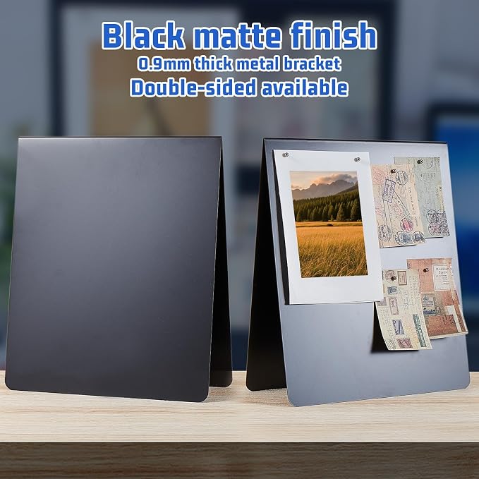 Leinuosen 1 Pcs 12 x 10 Inch Magnetic Bulletin Board Metal Magnet Board Magnet - Image 4