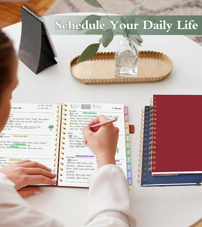 Academic Planner 2026-2027, Hardcover Weekly and Monthly Calendar Planner from - Image 7