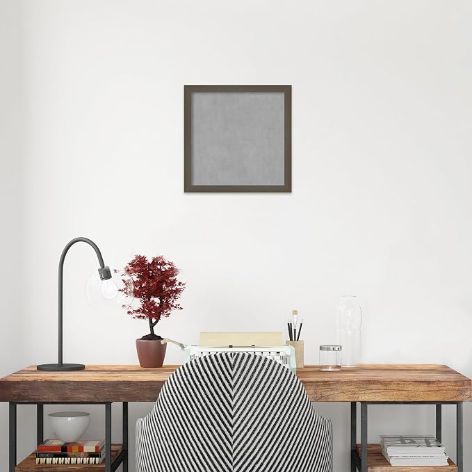 Amanti Art Grey Framed Magnetic Board 13x13 X-Small Vision Board - Image 6