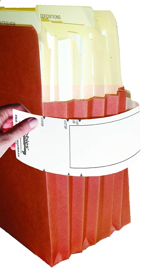 Tabbies File Pocket Handles, 9.63 X 2, 12 Sheets/Pack - Image 6