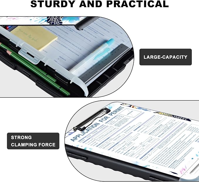 Heavy Duty Plastic Clipboard - Image 3