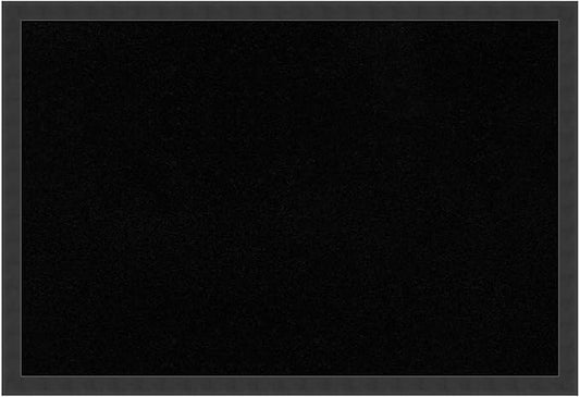 Amanti Art Black Cork Board for Wall, 26x38 Vision Board with Black Wood Frame, Large Corkboard Office Decor for Home Organization, Modern Contemporary Corkboard Pinboard to display items for home-DeskLoop Office