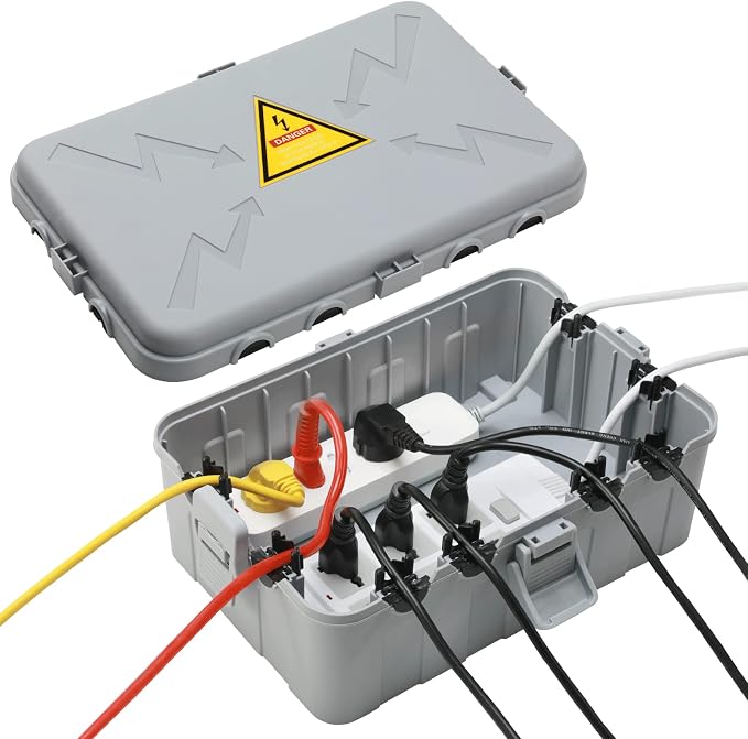 Hrensaw Large Outdoor Electrical Box, IP54 Waterproof Outdoor Outlet Covers by Hrensaw