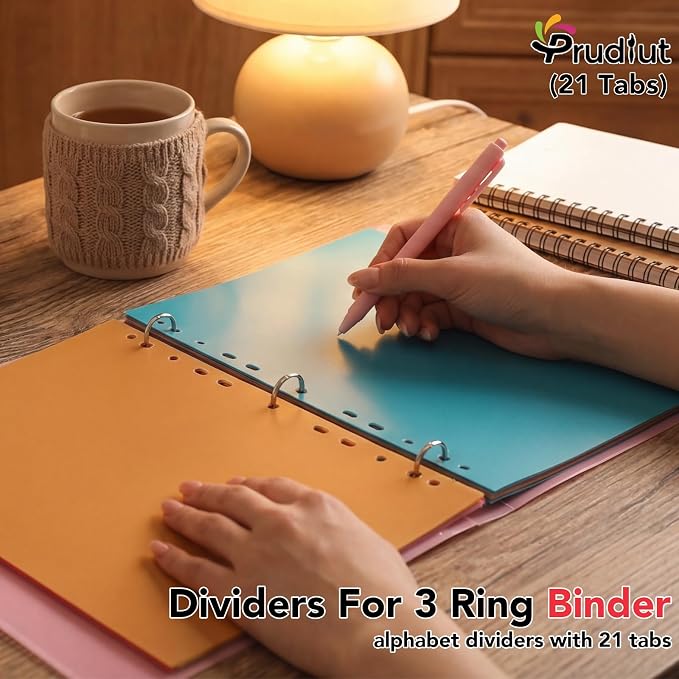 3 Sets 21-Tab A-Z Alphabet Binder Dividers - Image 6