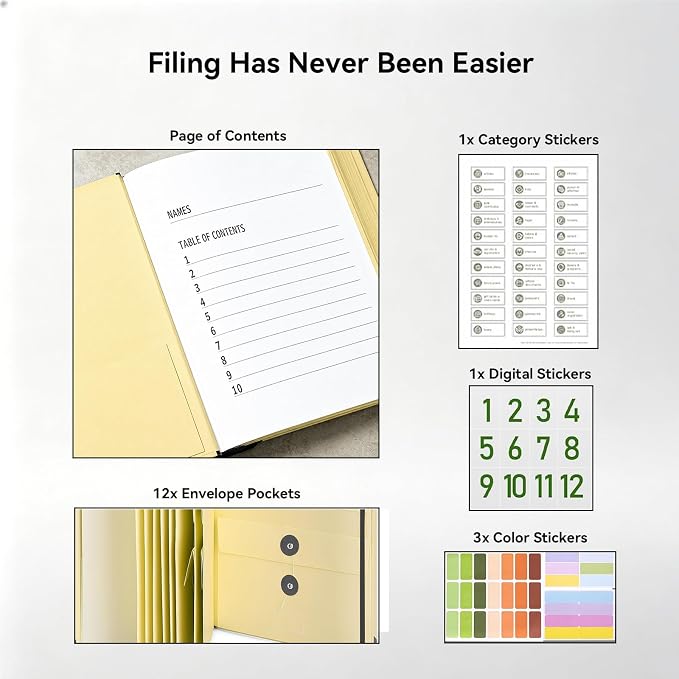 Important Document Organizer, File Folder - Image 4