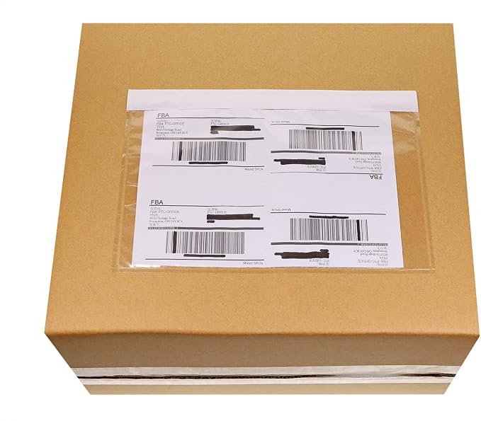 Tupalizy Clear Shipping Mailing Label Envelopes Pouches Top Loading Packing - Image 3