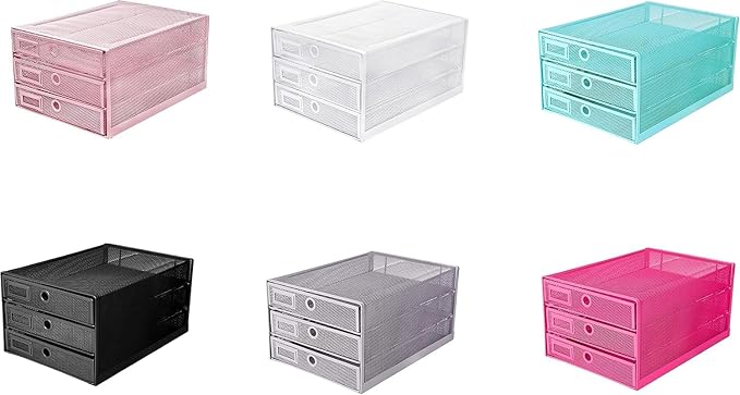 Exerz Paper Sorter 3 Drawer Wire Mesh A4 / Desk Multifunctional Desk - Image 7