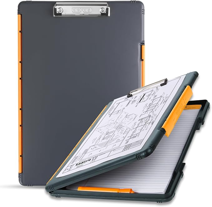 Dexas Legal Size XL Slimcase 2 Storage Clipboard, 15.5" x 10.5" by Dexas