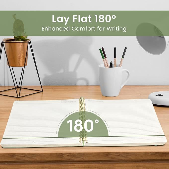 Taja Spiral Lined Notebook, 8.5"x11" Notebooks - Image 4