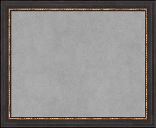Amanti Art Black Framed Magnetic Board 19x23 Small Vision Board by AmantiArt