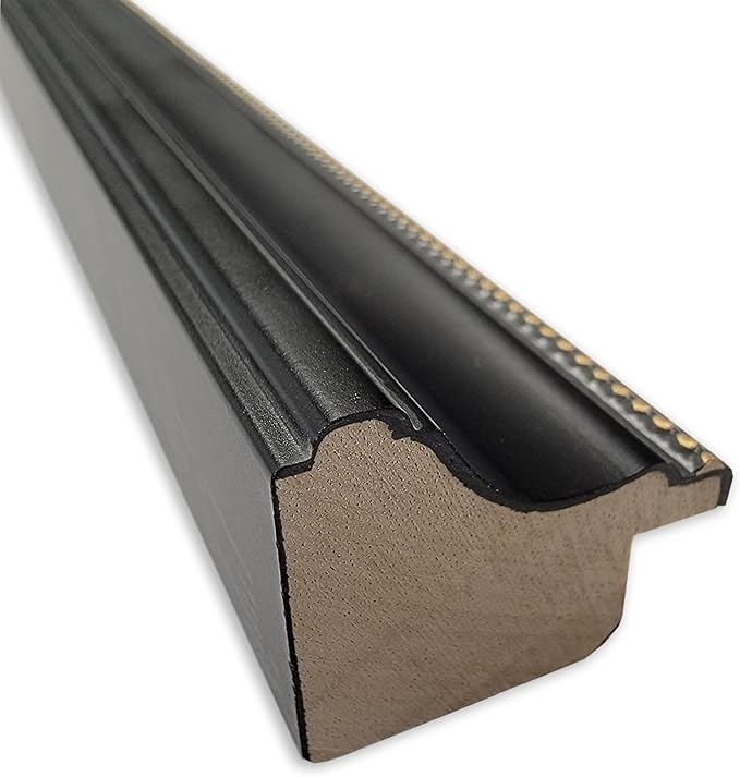 Amanti Art Natural Cork Board for Wall, 14x32 Vision Board with Black Wood Frame, Medium Corkboard Office Decor for Home Organization, Traditional Corkboard Pinboard to display items for home-DeskLoop Office