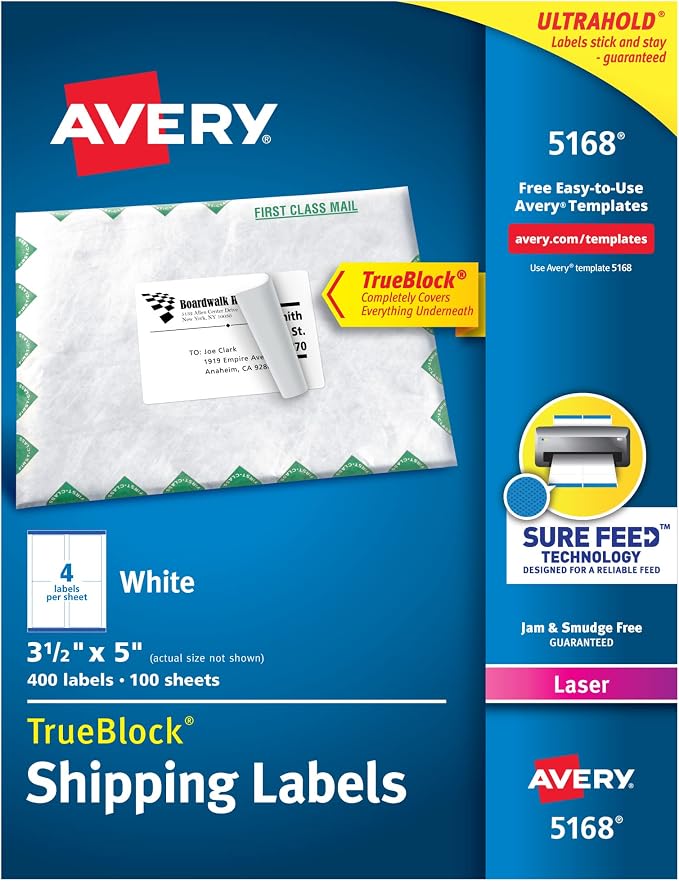 Avery Printable Shipping Labels by Avery
