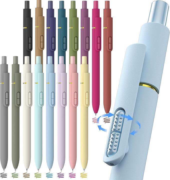 Hiacry 16Pcs Colorful Gel Pens by HIACRY