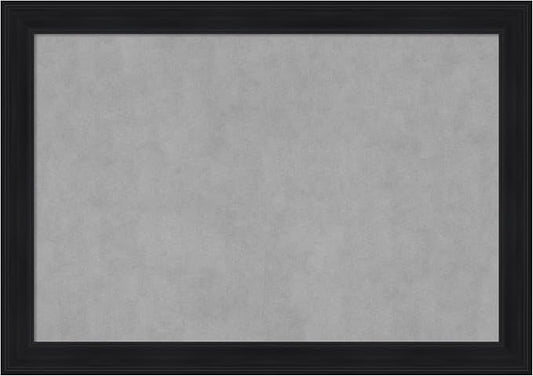 Amanti Art Black Framed Magnetic Board 29x41 Large Vision Board by AmantiArt