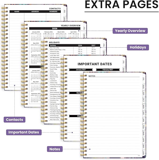 Planner 2026-2027, Monthly and Weekly Academic Planner July 2026 - Image 5