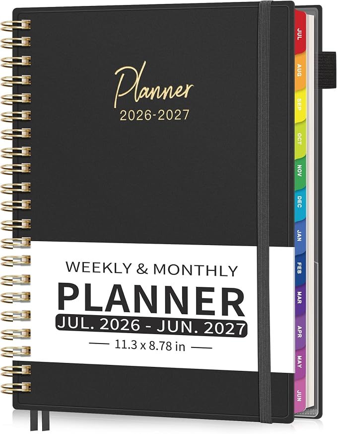 EMSHOI 2026-2027 Appointment Book, 15-Minute Hourly Academic Planner, Large Size by EMSHOI