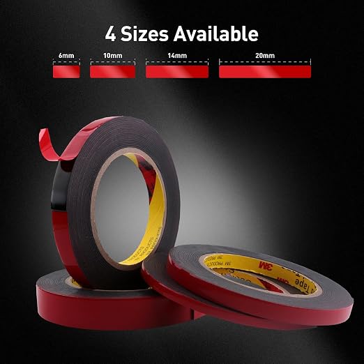 Automotive Acrylic Plus Attachment Tape 0.55" x 18Ft Made of 3M Pack of 2 - Image 2
