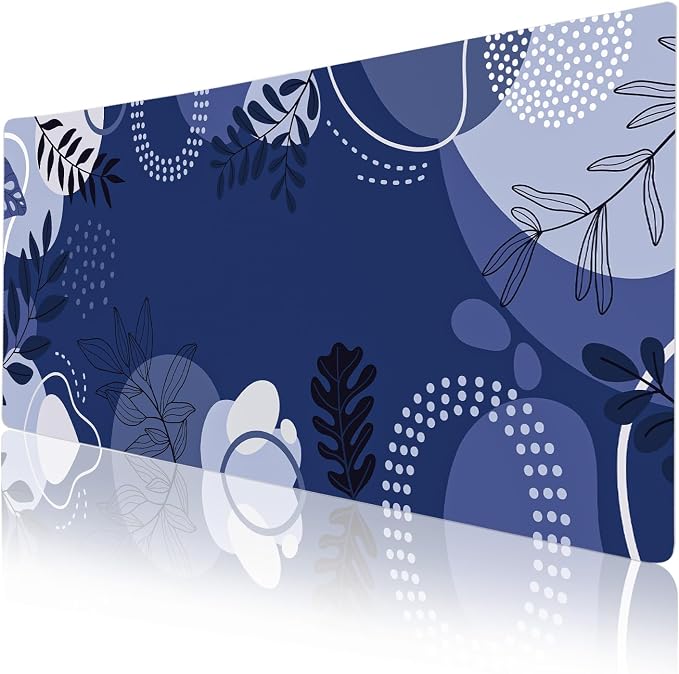 Colorful Star Large Mouse Pad, Botanical Desk Mat Office Supplies, Waterproof - Image 7