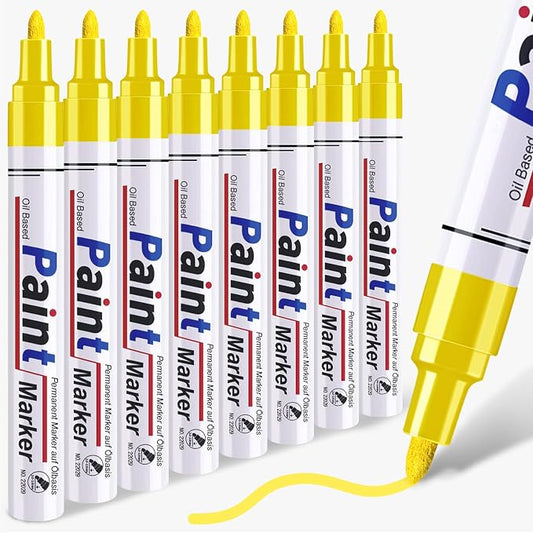 Yellow Paint Pen Permanent Paint Markers by dapawin