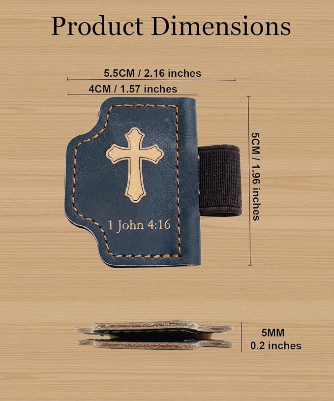 3-Pack Magnetic Leather Bookmarks - Image 7