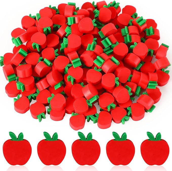 JUNEBRUSHS 150pcs Apples Erasers by JUNEBRUSHS