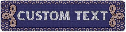 Custom Sign, Custom Street Sign, 11 Font Colors, 13 Font Styles, 4 Hole Options by MySignCenter