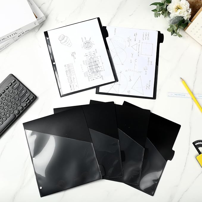Epakh 6 Pcs Binder Dividers for 3 Rings Binders Index Dividers - Image 7