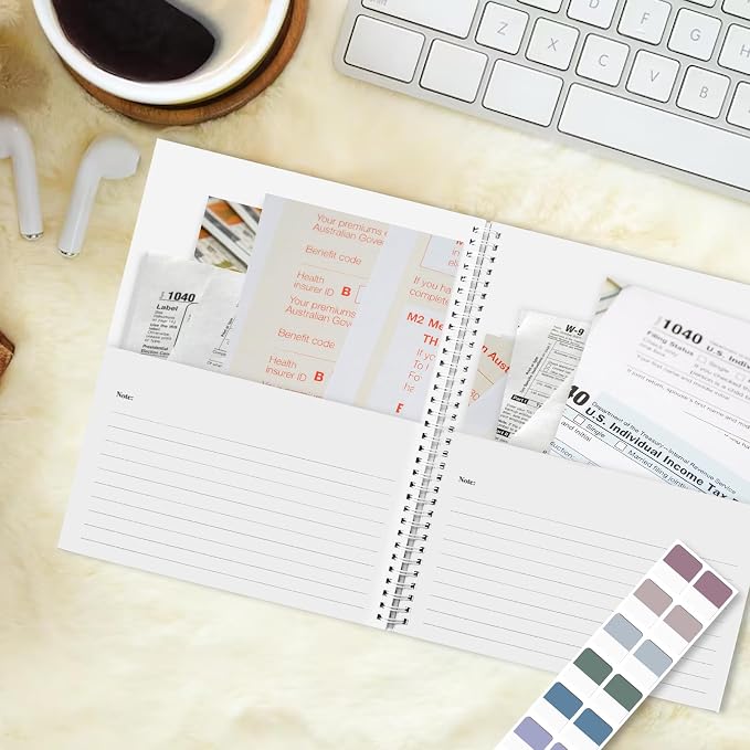 Letter Size Yearly Tax Organizer Book - Image 6