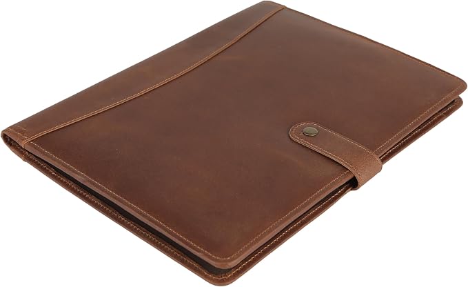 KomalC Leather Portfolio Folder - Image 6