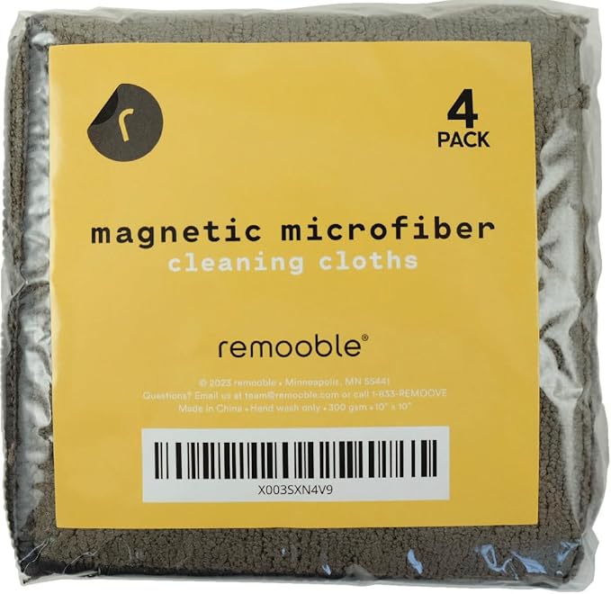 Remooble 4 Pack Magnetic Microfiber Cleaning Cloth Dry Erasers - Image 9