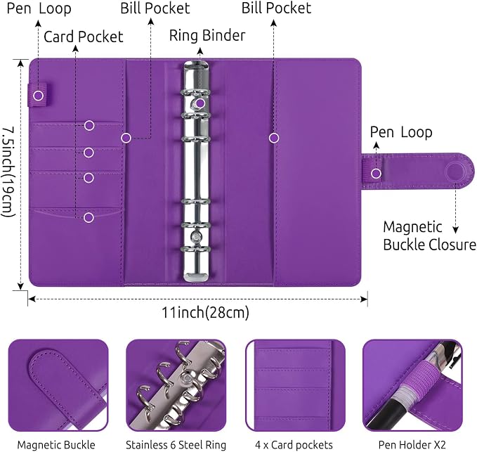 SKYDUE Budget Binder, Money Saving Binder - Image 5