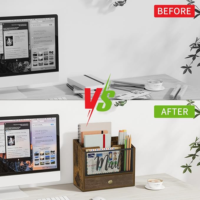 YINMIT Mail Organizer Countertop - Image 8