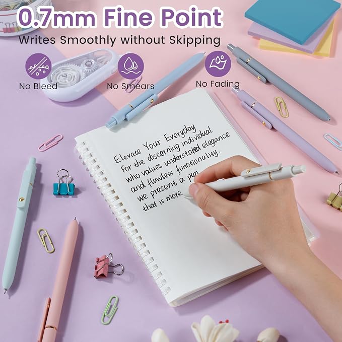 FIOVER Gel Pens, Quick Dry Smooth Writing Pens - Image 2