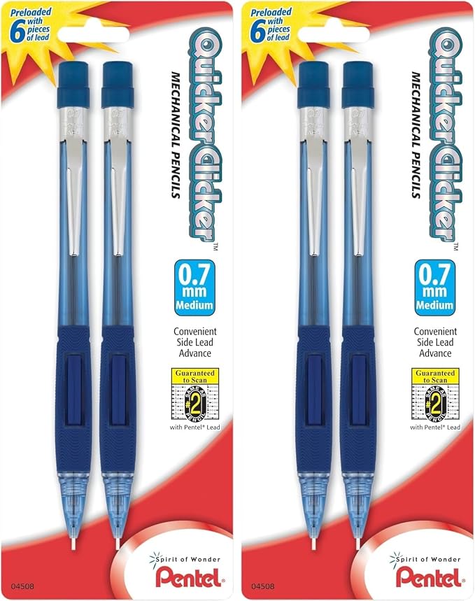 Pentel® Quicker Clicker™ Automatic Pencils, 0.7 mm by PentelofAmerica