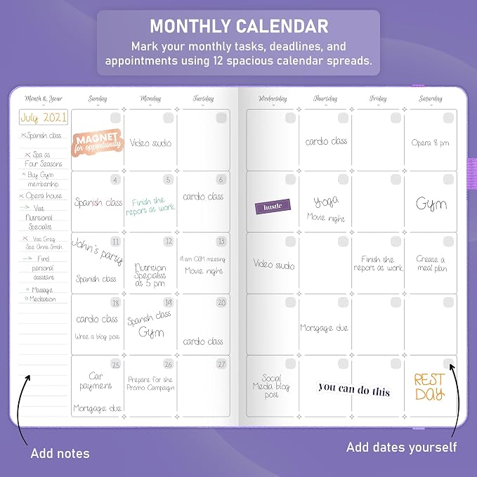 GoGirl Weekly Schedule Planner – Hourly Work & Life Planner - Image 4
