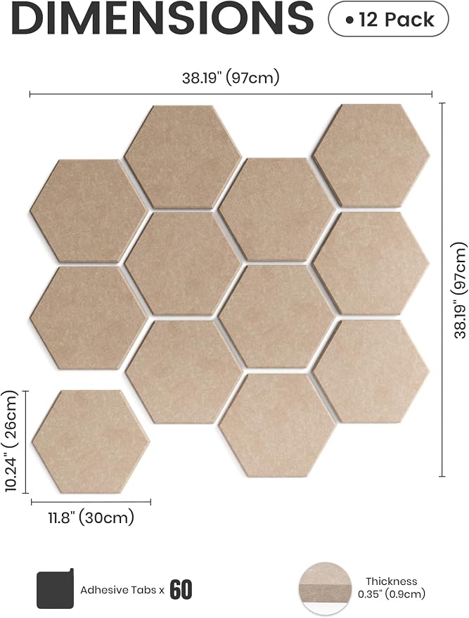 Fluxynara Hexagon Cork Board Alternative - Image 2