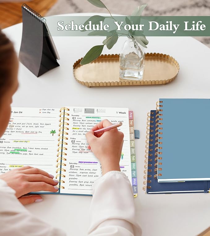 Academic Planner 2026-2027, Hardcover Weekly and Monthly Calendar Planner from - Image 7