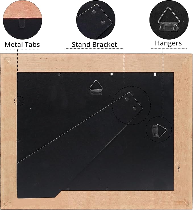 GraduationMall 8.5x11 Certificate Diploma Frame, Solid Wood & UV Protection - Image 6
