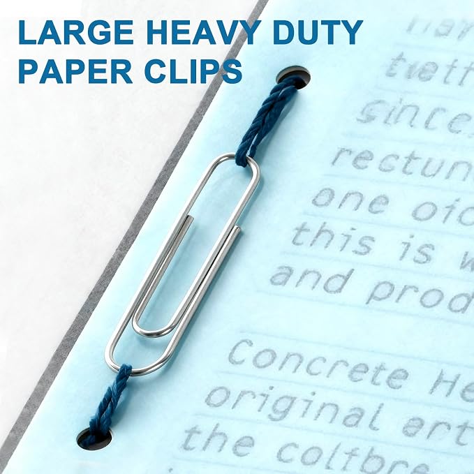 200 Pack 2In Jumbo Heavy Duty Paper Clips, Large Stainless Steel PaperClips - Image 4