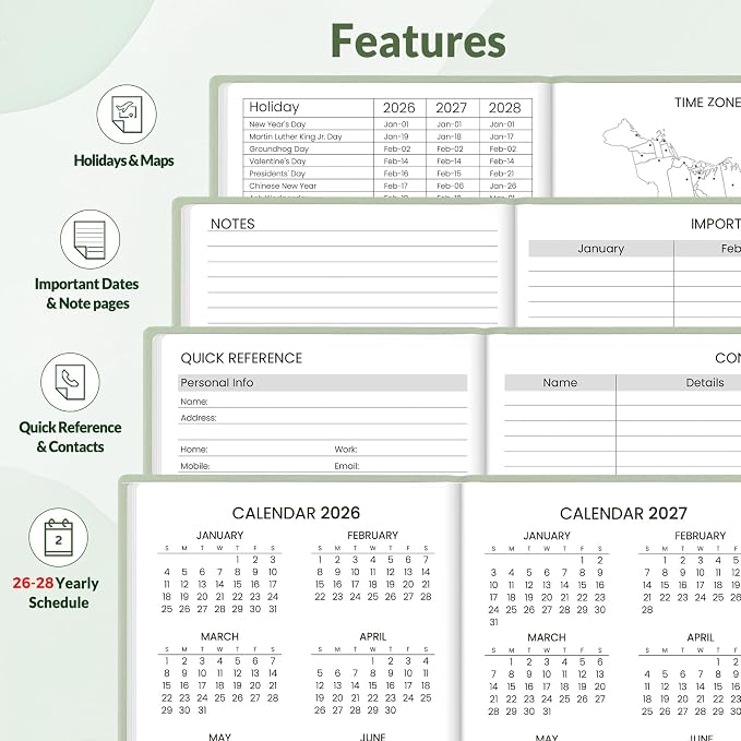SUNEE 2026 Pocket Weekly Planner - Image 7
