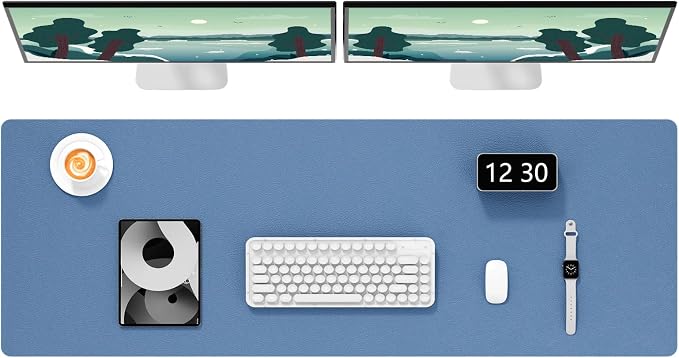 Hsurbtra Desk Pad, XXXL Extended Mouse Pad, Waterproof Desktop Blotter Protector by Hsurbtra