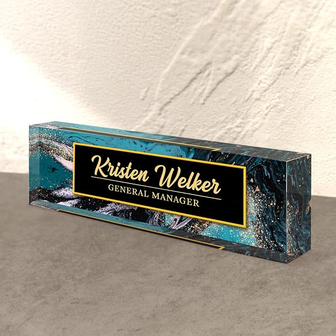 Desk Name Plate Personalized, Custom Name Plates - Image 4