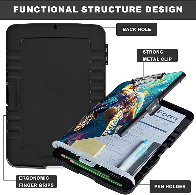 Heavy Duty Plastic Clipboard - Image 6