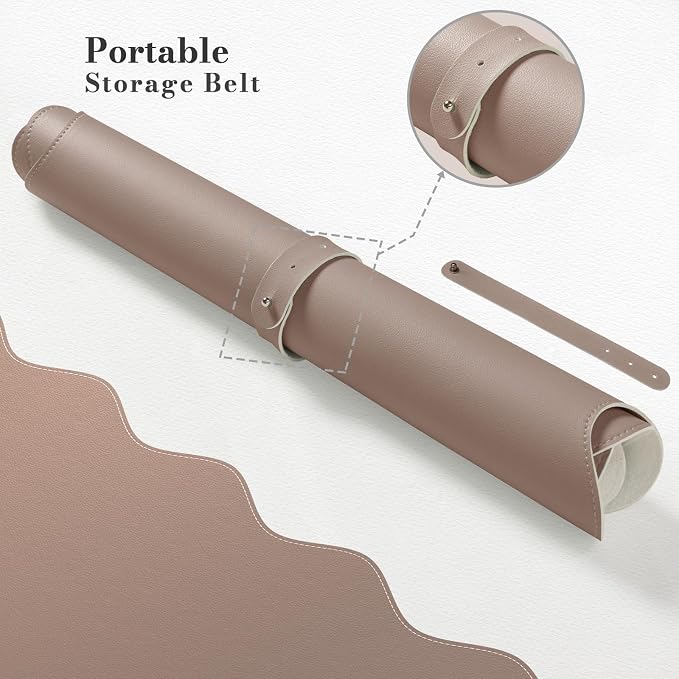 iCasso Leather Desk Pad, Extra Large Mouse Pad - Image 6