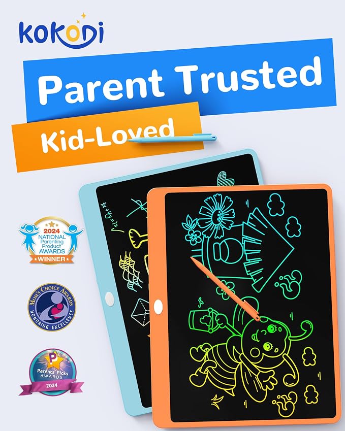 KOKODI LCD Writing Tablet, 16 Inch Colorful Toddler Doodle Board Drawing Tablet - Image 2