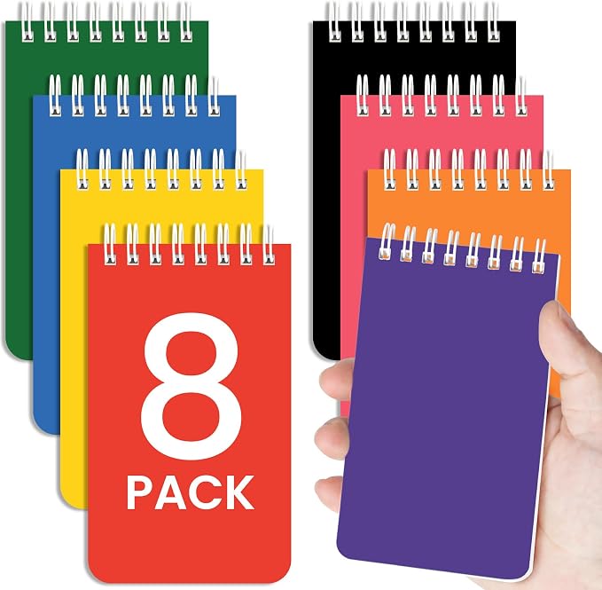 Taja Pocket Small Notebook 3" x 5", Nursing Notepad, Travel by Taja
