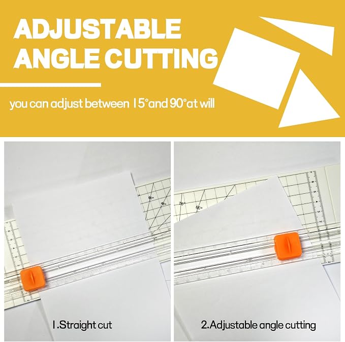 Paper Cutter Slider Mini Small，14 Inch Paper Trimmer, Papercutter Slicer - Image 3